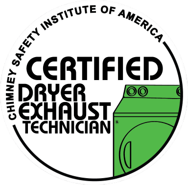 Chimney Safety Institute of America certified dryer exhaust technician